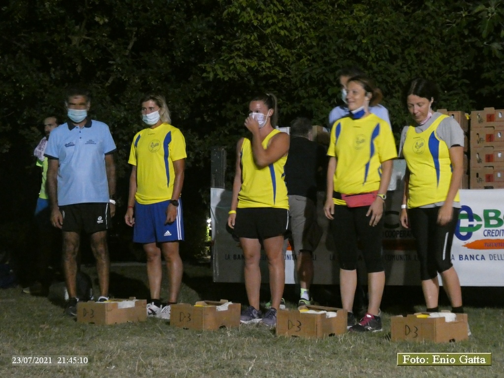 Cotignola: Staffetta 4x1,3 - 23 luglio 2021